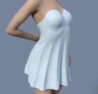 slip dress genesis 8 female G8F